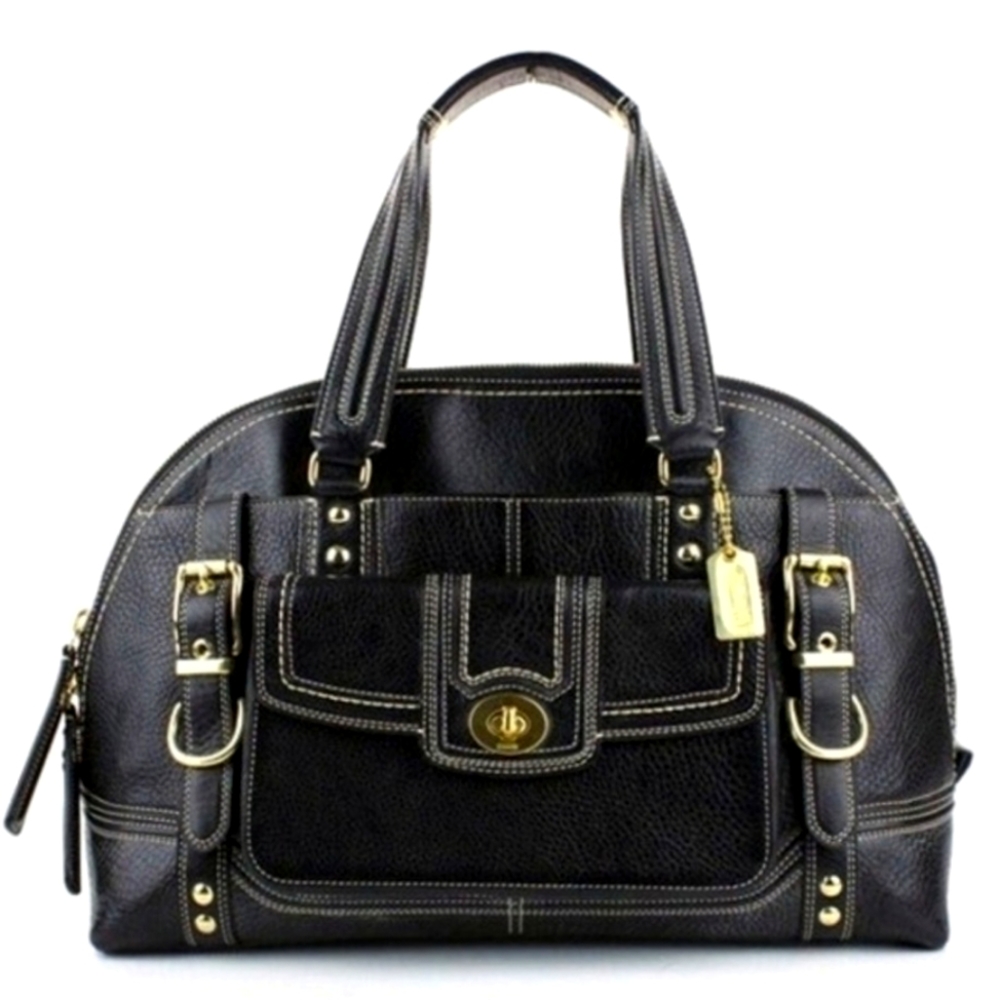 VINTAGE COACH "HAMPTONS  MIRANDA"  XL LIMITED EDITION LEATHER SATCHEL!